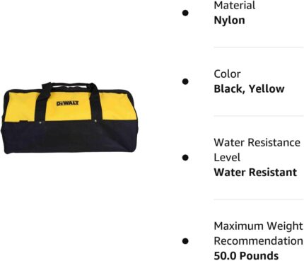 DEWALT 24 Heavy-Duty Ballistic Nylon Contractor Tool Bag