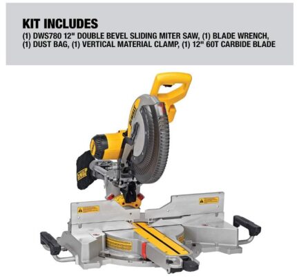 New Dewalt DWS 780 Double-Bevel Sliding Compound Miter