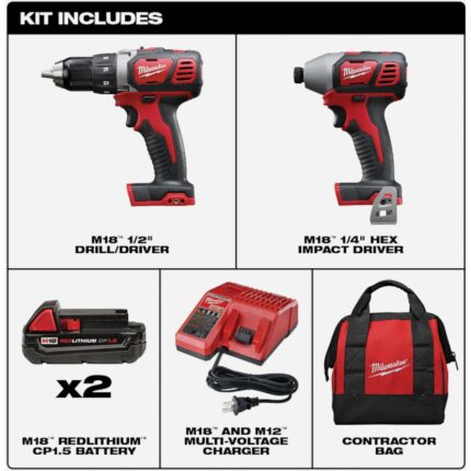Milwaukee-12-Inch-DrillDriver-with-Battery-and-Charger