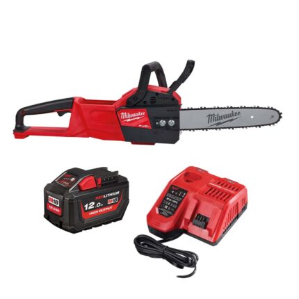 Milwaukee 20 Chainsaw with 12.0 Ah Battery
