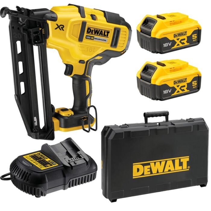 Dewalt air tools—brad nailer and crown stapler