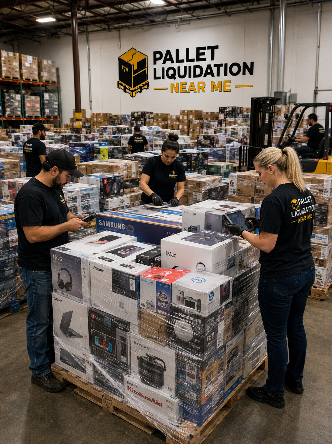 wholesale liquidation pallets